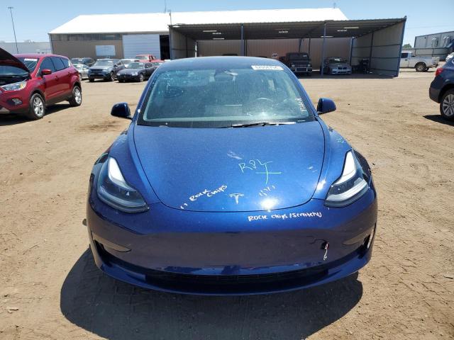 5YJ3E1EB8NF323364 - 2022 TESLA MODEL 3 BLUE photo 5