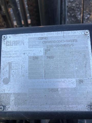 00439468FB - 2005 CLARK FORKLIFT FORKLIFT Зеленый фото 10