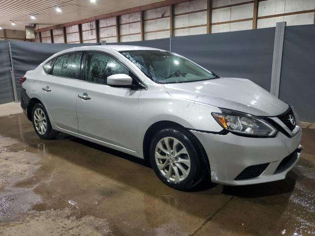 3N1AB7APXKY360147 - 2019 NISSAN SENTRA S SILVER photo 4