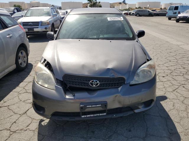 2T1KR32E25C404732 - 2005 TOYOTA COROLLA MA XR GRAY photo 5