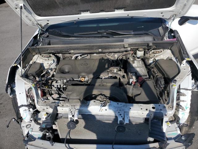 2T3W1RFV7MW112861 - 2021 TOYOTA RAV4 XLE WHITE photo 12