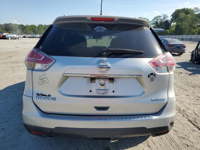 KNMAT2MV2GP601845 - 2016 NISSAN ROGUE S SILVER photo 6