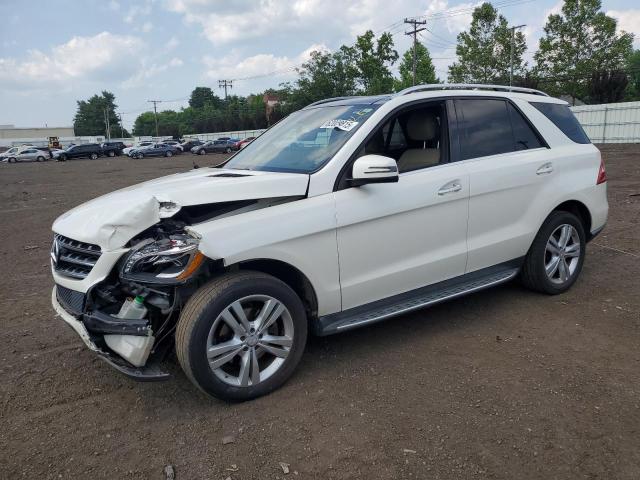 4JGDA5HB7EA435872 - 2014 MERCEDES-BENZ ML 350 4MATIC WHITE photo 1