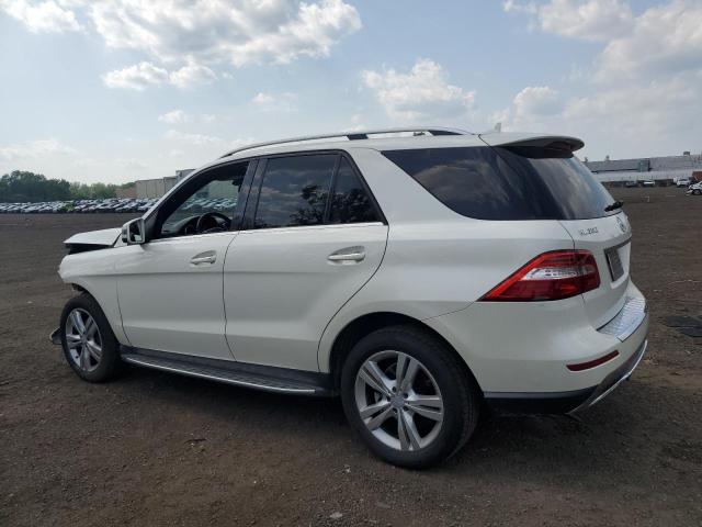 4JGDA5HB7EA435872 - 2014 MERCEDES-BENZ ML 350 4MATIC WHITE photo 2
