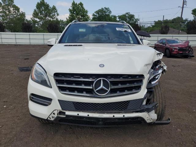 4JGDA5HB7EA435872 - 2014 MERCEDES-BENZ ML 350 4MATIC WHITE photo 5