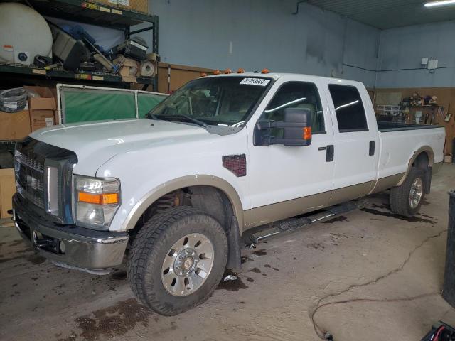 1FTWW31RX8EA22321 - 2008 FORD F350 SRW SUPER DUTY WHITE photo 1