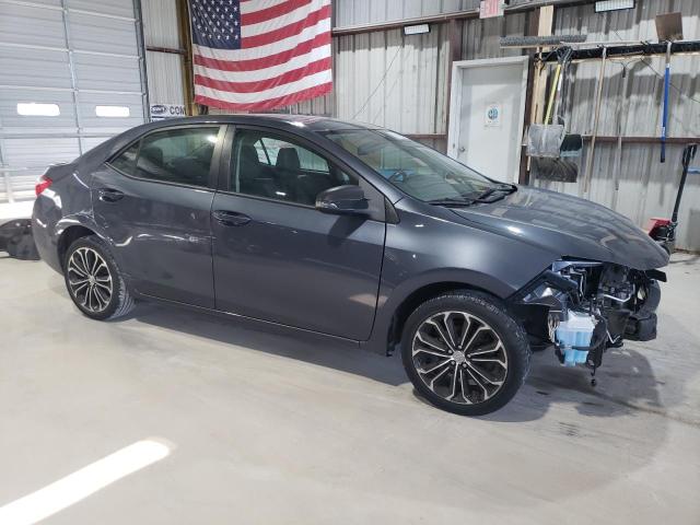 5YFBURHEXFP188722 - 2015 TOYOTA COROLLA L GRAY photo 4