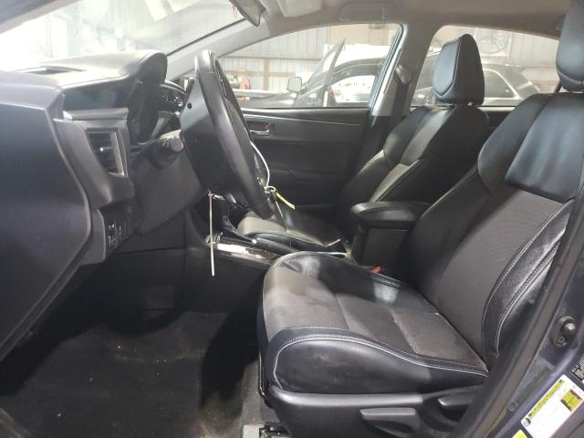 5YFBURHEXFP188722 - 2015 TOYOTA COROLLA L GRAY photo 7