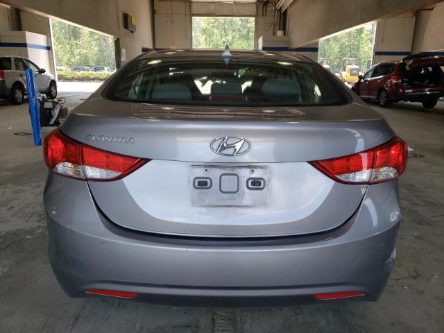 KMHDH4AE0CU187776 - 2012 HYUNDAI ELANTRA GLS GRAY photo 6