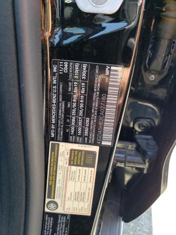 4JGDA5HB2CA027180 - 2012 MERCEDES-BENZ ML 350 4MATIC BLACK photo 14