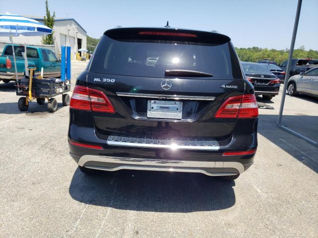 4JGDA5HB2CA027180 - 2012 MERCEDES-BENZ ML 350 4MATIC BLACK photo 6