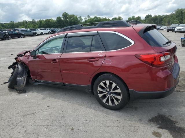 4S4BSANC5H3301994 - 2017 SUBARU OUTBACK 2.5I LIMITED RED photo 2