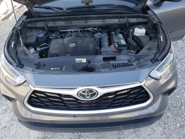 5TDGZRBH4MS088629 - 2021 TOYOTA HIGHLANDER XLE GRAY photo 12