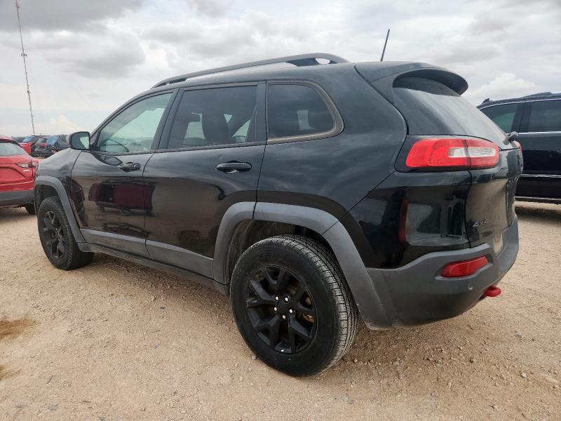 1C4PJMBX1JD512969 - 2018 JEEP CHEROKEE TRAILHAWK BLACK photo 2
