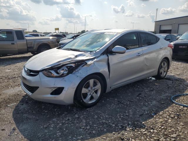 KMHDH4AE8CU377048 - 2012 HYUNDAI ELANTRA GLS SILVER photo 1