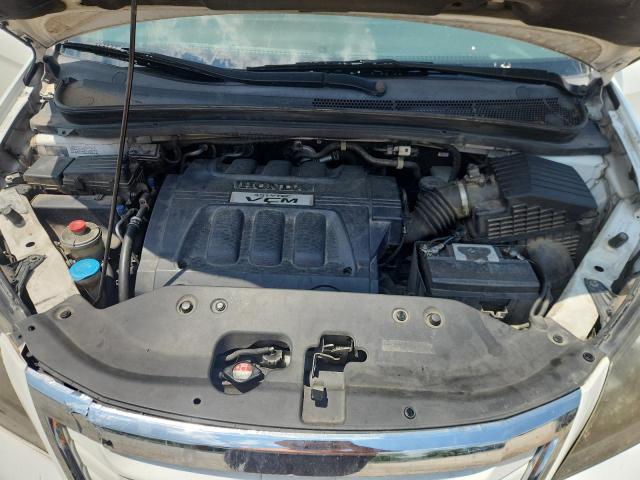 5FNRL3H60AB041076 - 2010 HONDA ODYSSEY EXL WHITE photo 12
