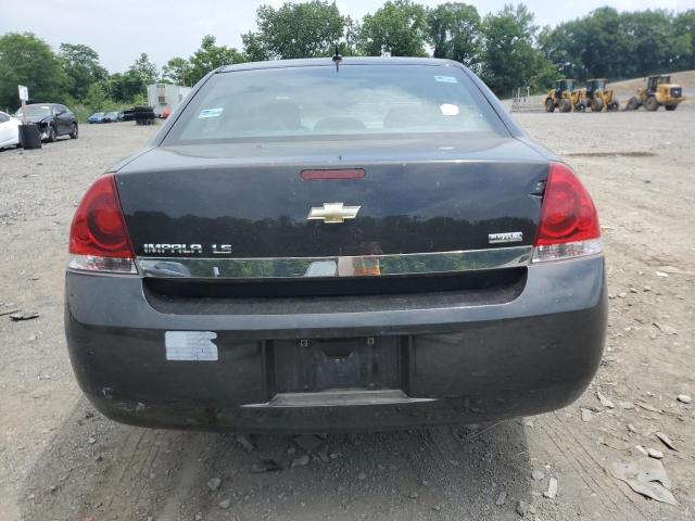 2G1WB58N381355951 - 2008 CHEVROLET IMPALA LS BLACK photo 6