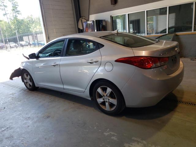 5NPDH4AE4DH316389 - 2013 HYUNDAI ELANTRA GLS SILVER photo 2