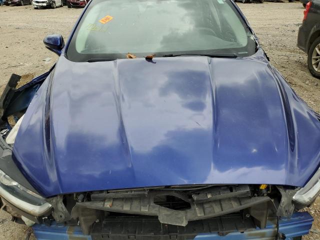 1FA6P0H77E5357859 - 2014 FORD FUSION SE BLUE photo 11