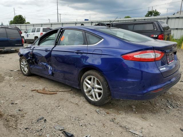 1FA6P0H77E5357859 - 2014 FORD FUSION SE BLUE photo 2