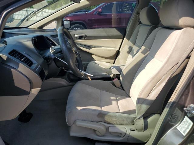 2HGFA1F53BH532102 - 2011 HONDA CIVIC LX GRAY photo 7