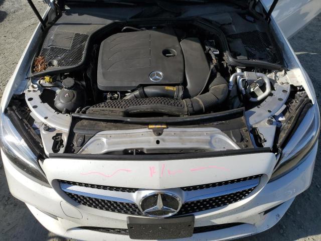 WDDWJ8DB0KF779052 - 2019 MERCEDES-BENZ C 300 WHITE photo 11