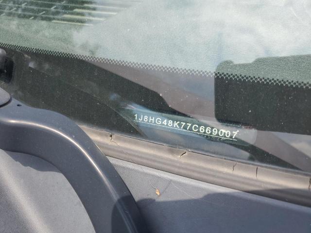 1J8HG48K77C669007 - 2007 JEEP COMMANDER 勃艮第红 照片 12