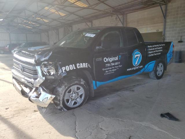 5TFRY5F19EX166464 - 2014 TOYOTA TUNDRA DOUBLE CAB SR/SR5 BLACK photo 1