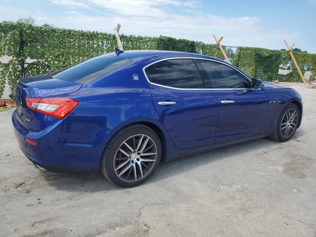 ZAM57RTAXG1182042 - 2016 MASERATI GHIBLI S BLUE photo 3