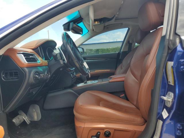 ZAM57RTAXG1182042 - 2016 MASERATI GHIBLI S BLUE photo 7