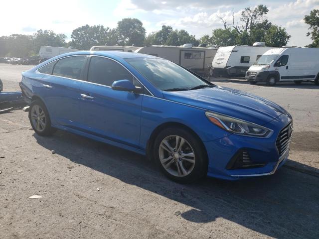 5NPE34AFXJH605350 - 2018 HYUNDAI SONATA SPORT Синій фото 4