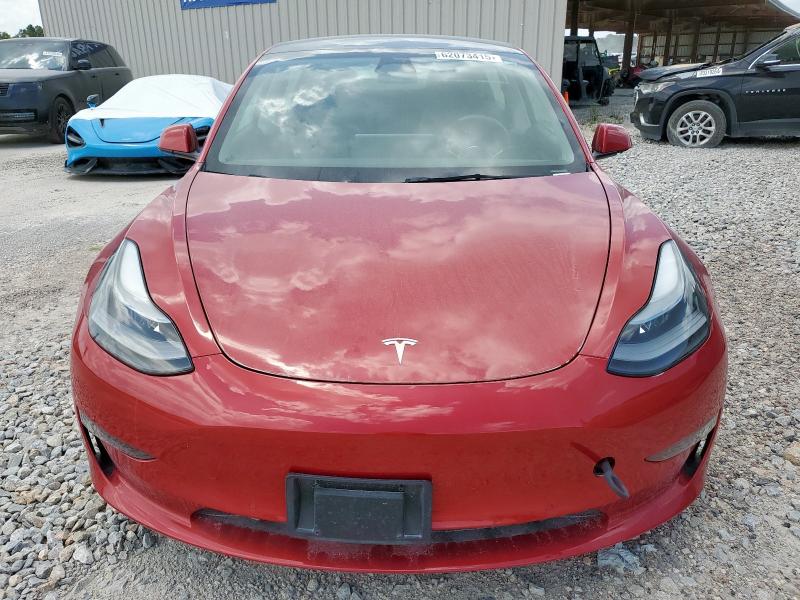 5YJ3E1EA8NF189530 - 2022 TESLA MODEL 3 RED photo 5