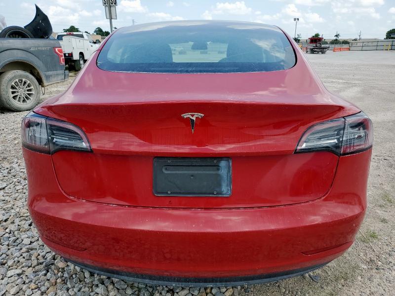 5YJ3E1EA8NF189530 - 2022 TESLA MODEL 3 RED photo 6