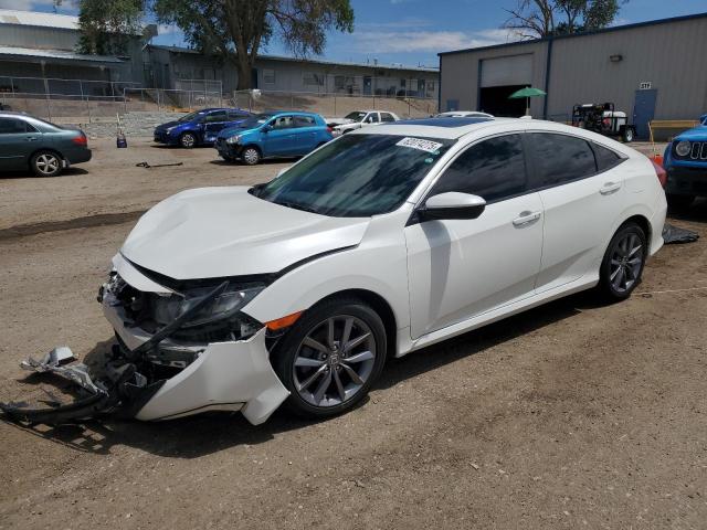 19XFC1F70KE207820 - 2019 HONDA CIVIC EXL WHITE photo 1