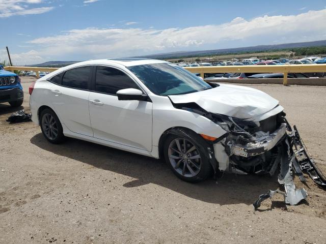 19XFC1F70KE207820 - 2019 HONDA CIVIC EXL WHITE photo 4