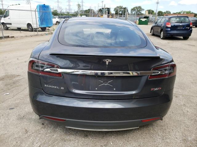 5YJSA1V47FF098414 - 2015 TESLA MODEL S P90D GRAY photo 6