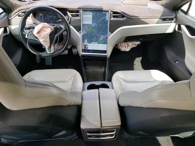 5YJSA1V47FF098414 - 2015 TESLA MODEL S P90D GRAY photo 8