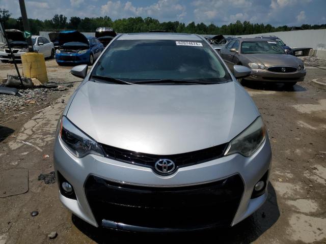 2T1BURHE1FC267888 - 2015 TOYOTA COROLLA L SILVER photo 5