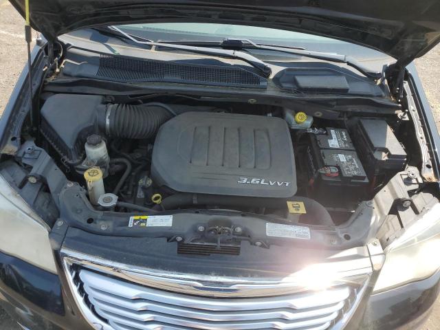 2C4RC1CG9DR712015 - 2013 CHRYSLER TOWN & COU TOURING L BLACK photo 12