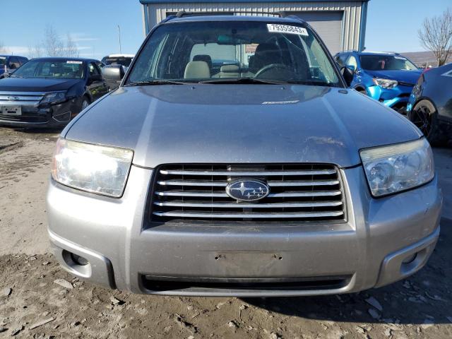 JF1SG63668H700289 - 2008 SUBARU FORESTER 2.5X SILVER photo 5