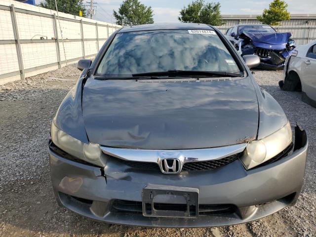 2HGFA16649H109676 - 2009 HONDA CIVIC LX-S GRAY photo 5