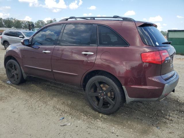 2HNYD28388H514617 - 2008 ACURA MDX TECHNOLOGY BURGUNDY photo 2