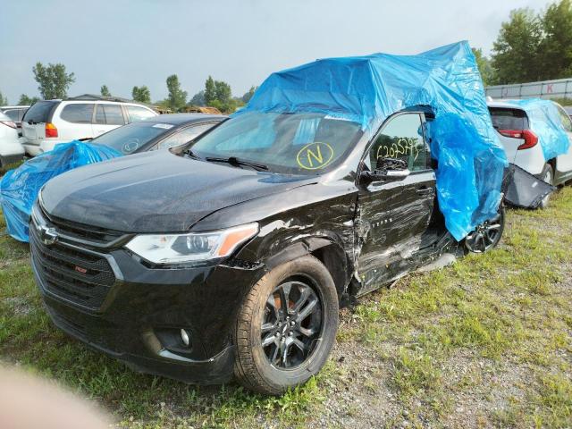 1GNEVJKW0KJ122277 - 2019 CHEVROLET TRAVERSE HIGH COUNTRY BLACK photo 1