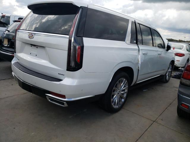 1GYS4LKL6MR269993 - 2021 CADILLAC ESCALADE ESV PREMIUM LUXURY WHITE photo 4