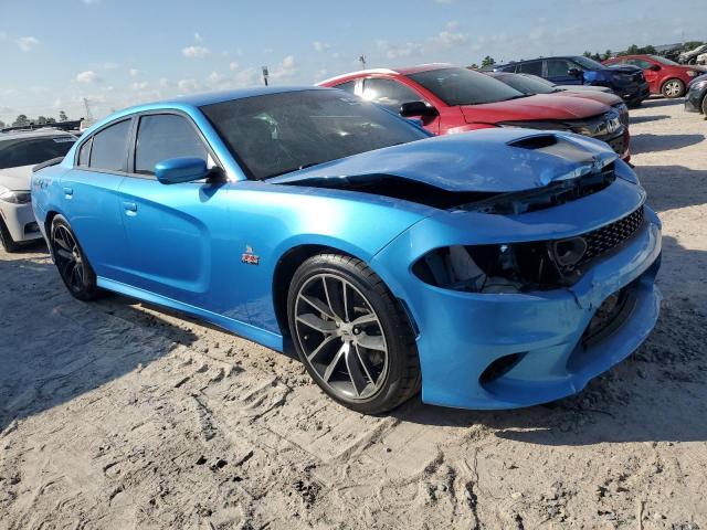 2C3CDXGJ1JH284961 - 2018 DODGE CHARGER R/T 392 BLUE photo 4