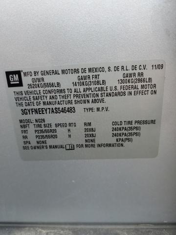 3GYFNEEY7AS546483 - 2010 CADILLAC SRX PERFORMANCE COLLECTION Күміс фото 13