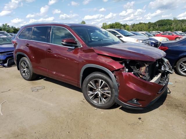 5TDJKRFH0GS241810 - 2016 TOYOTA HIGHLANDER XLE Շագանակագույն լուսանկար 4