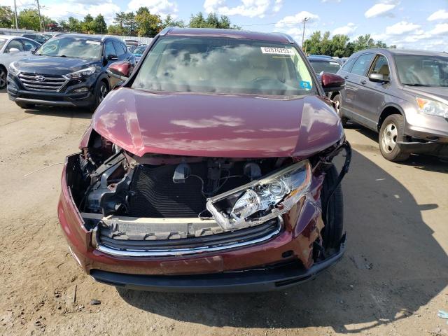 5TDJKRFH0GS241810 - 2016 TOYOTA HIGHLANDER XLE Շագանակագույն լուսանկար 5