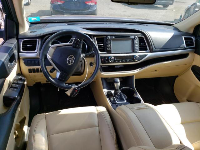 5TDJKRFH0GS241810 - 2016 TOYOTA HIGHLANDER XLE Շագանակագույն լուսանկար 8