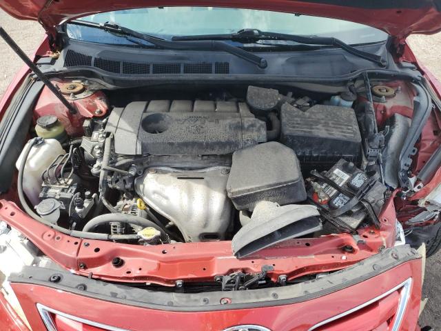 4T4BF3EK2BR133570 - 2011 TOYOTA CAMRY BASE RED photo 11